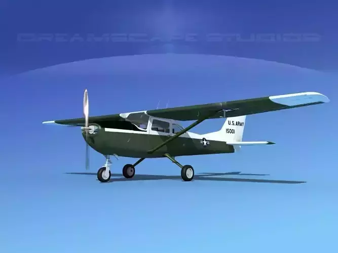 Cessna T-41 Mescalero US Army 3 3D model