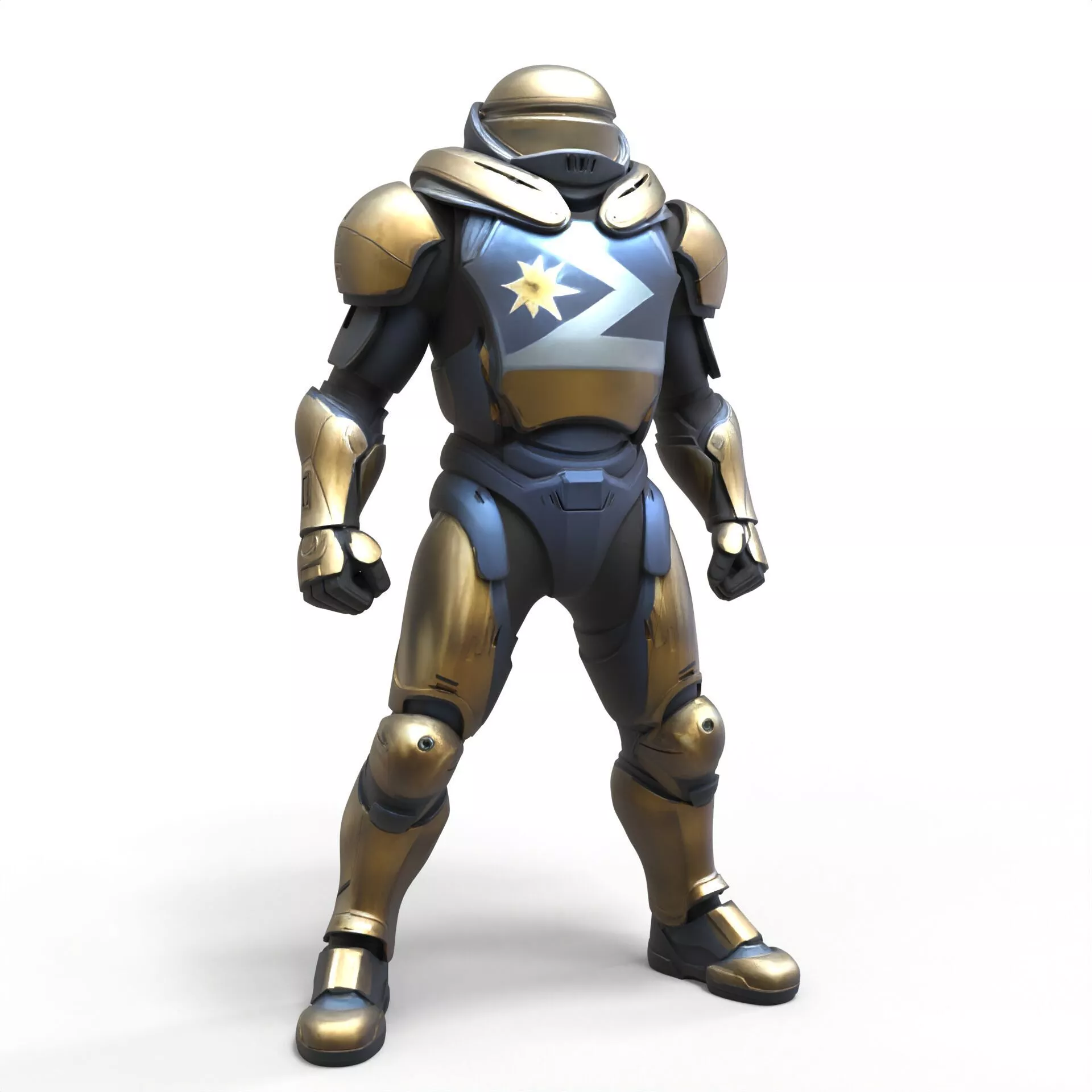 Sci-Fi Heavy Power Armor Suit Ultraman Hammer of Boravia 3D print model