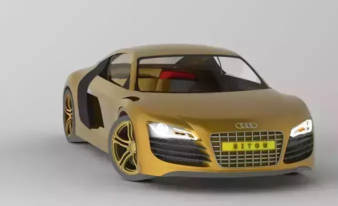 AUDI R8 3D Model