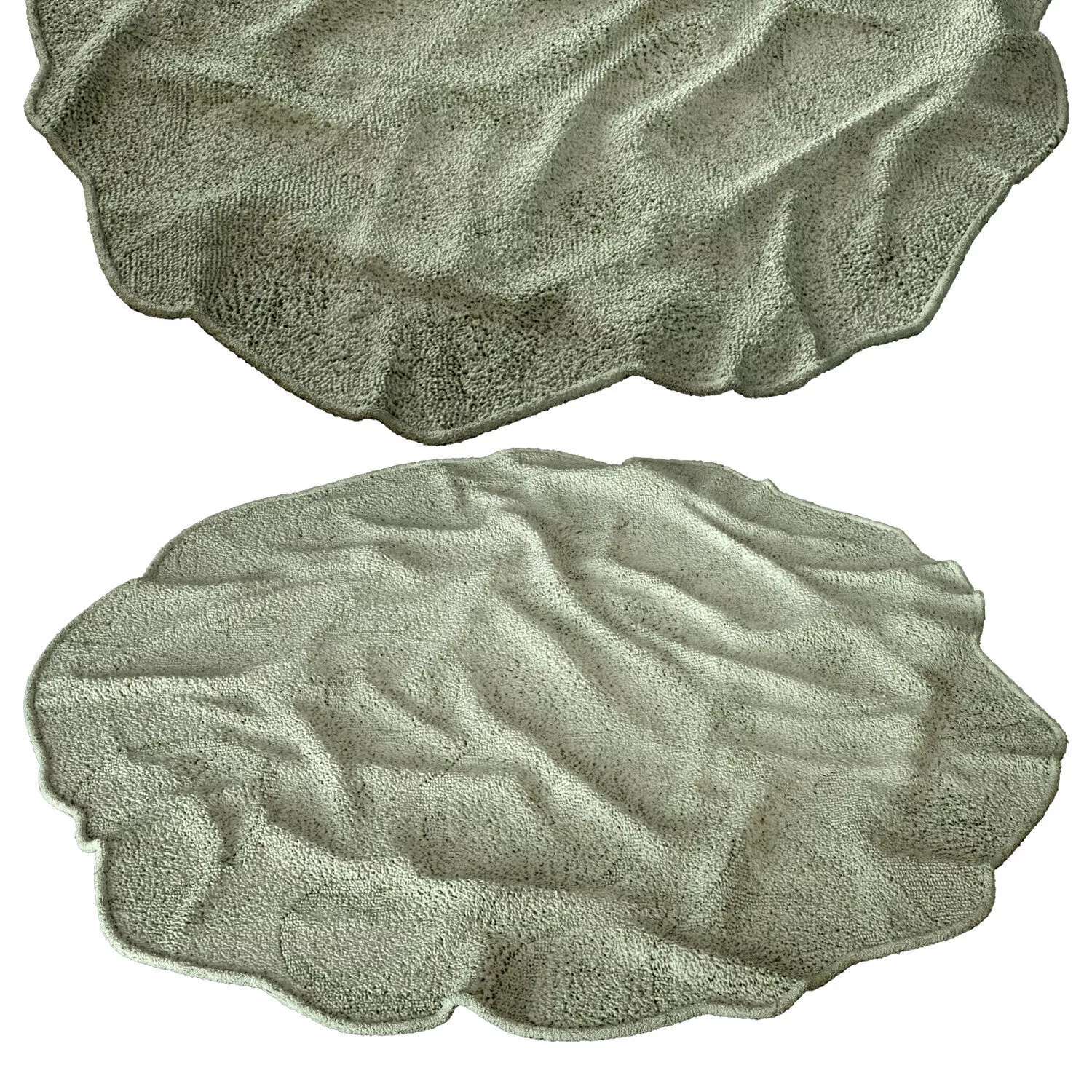 Botanical Shag Rug Low-poly 3D model