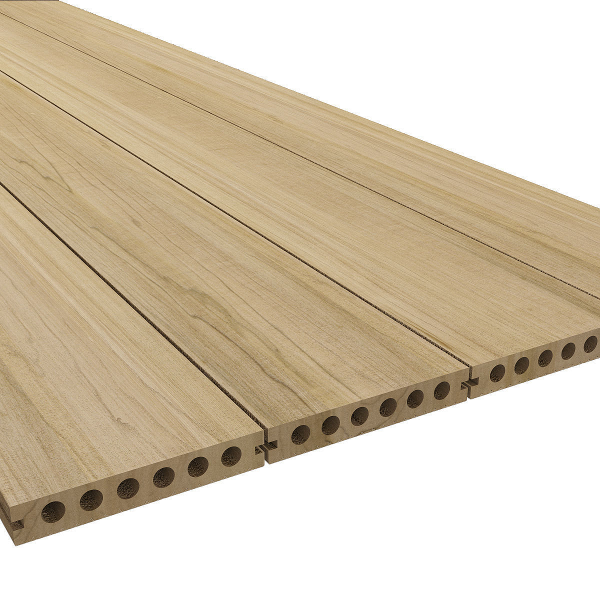 Legro Ultra Natural decking 3D model_3