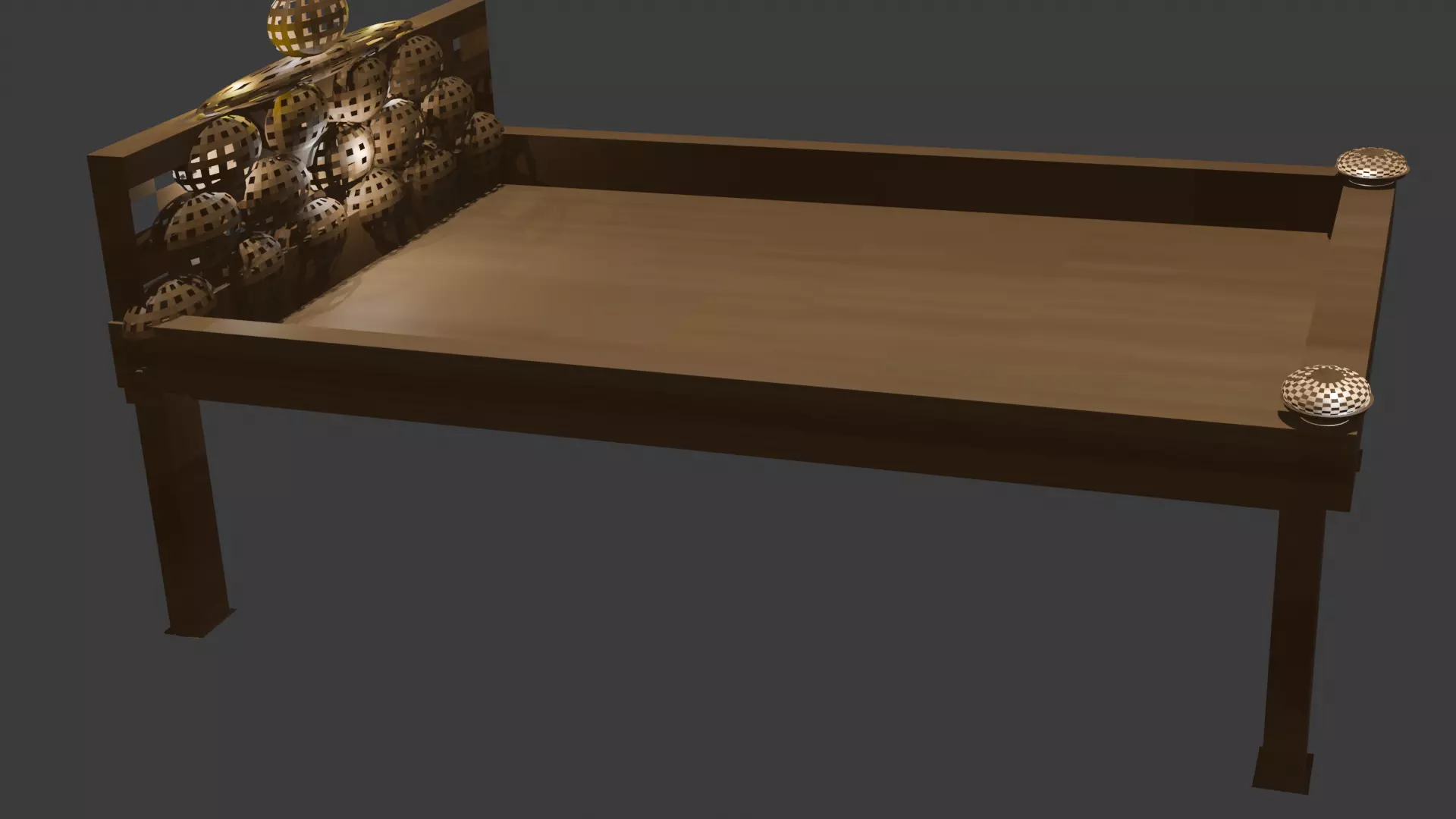 Woodland Cot 3D Model 3D model