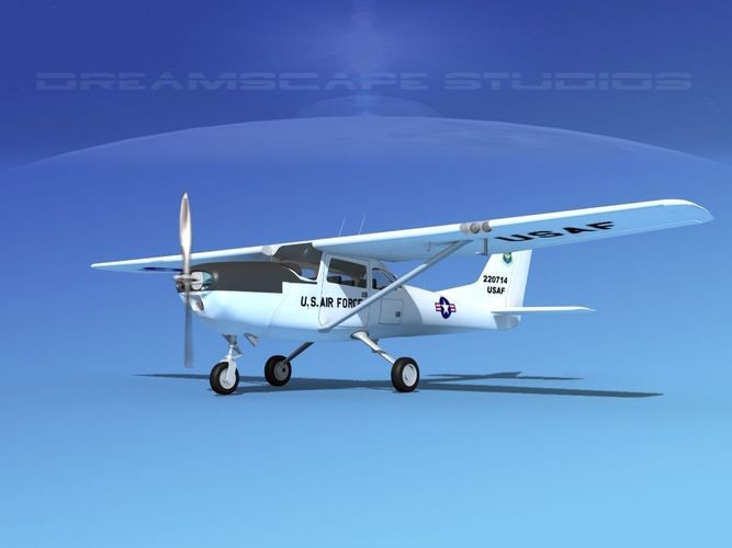 Cessna T-41 Mescalero USAF 1 3D model