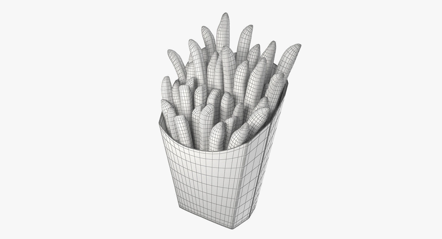 French Fries 3D model_7