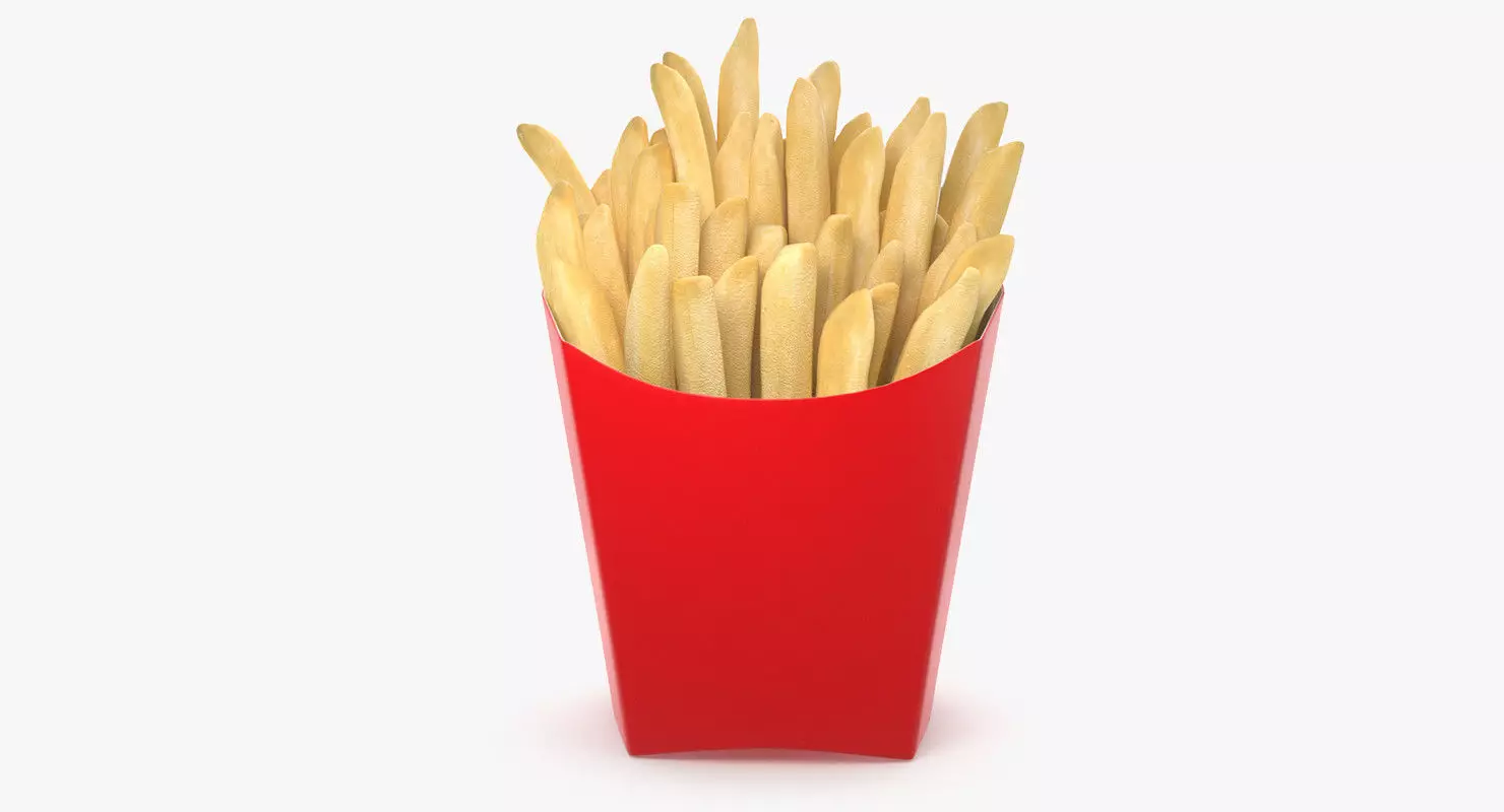 French Fries 3D model_0