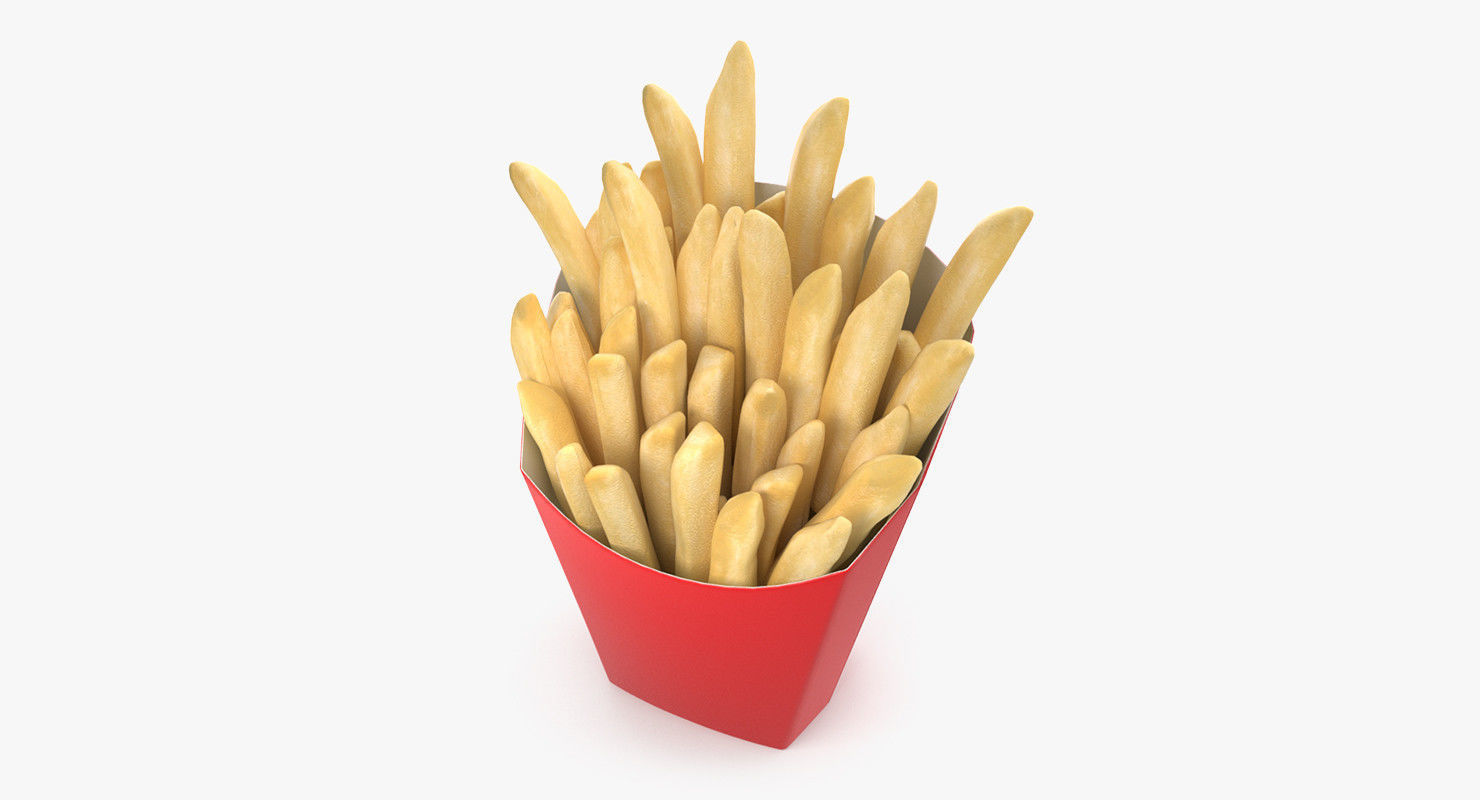 French Fries 3D model_3