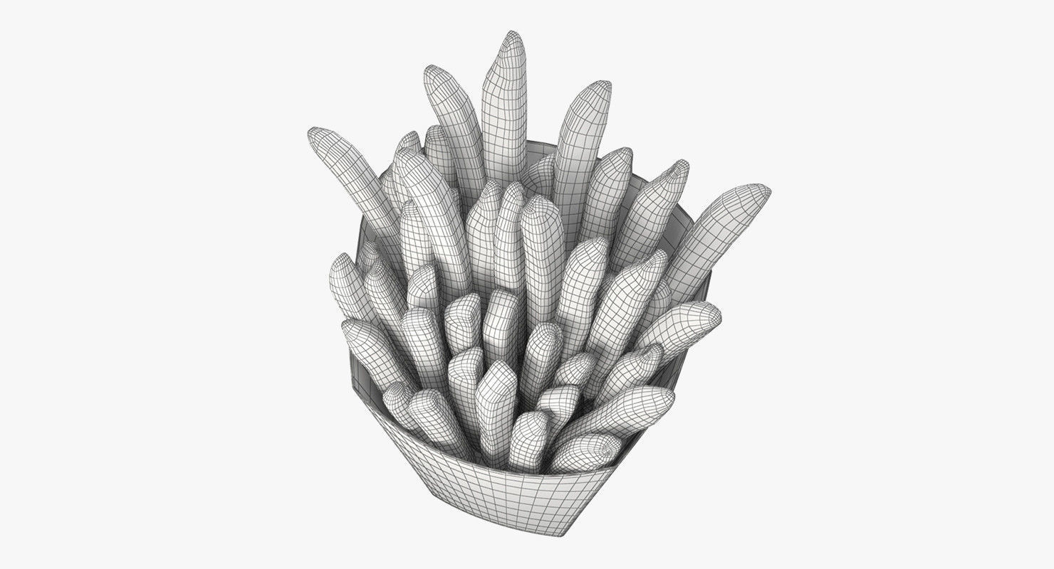 French Fries 3D model_10