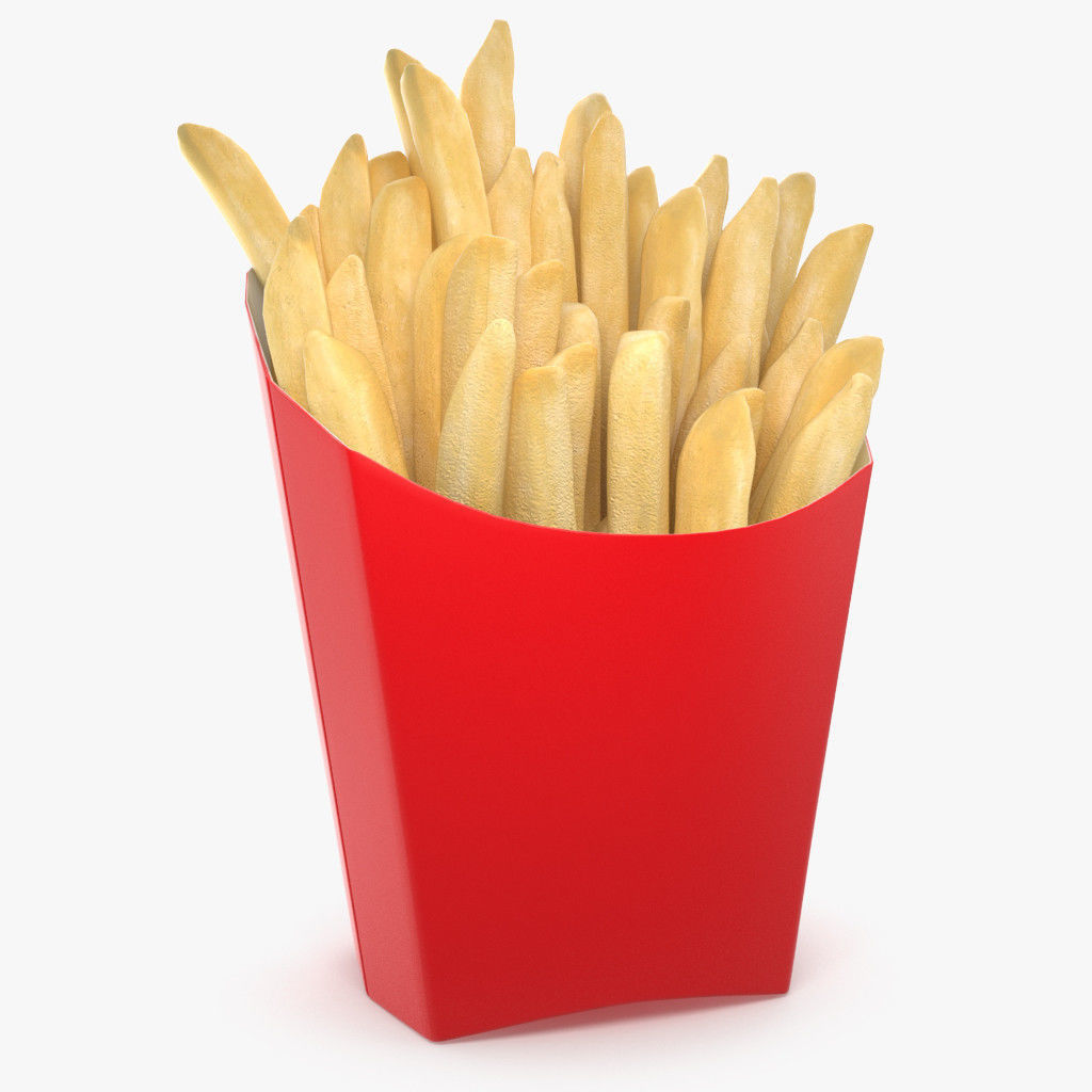 French Fries 3D model_1