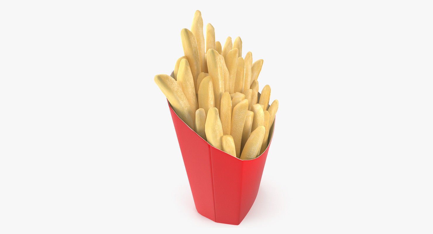 French Fries 3D model_4