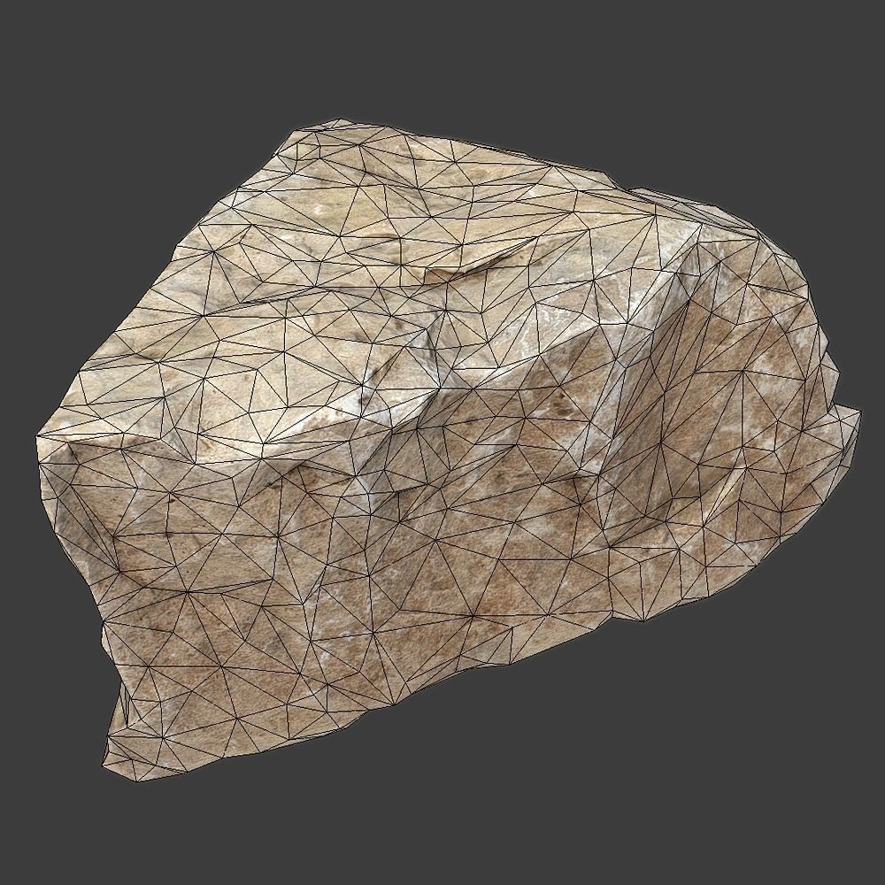 Gloria Stone Low-poly 3D model_1