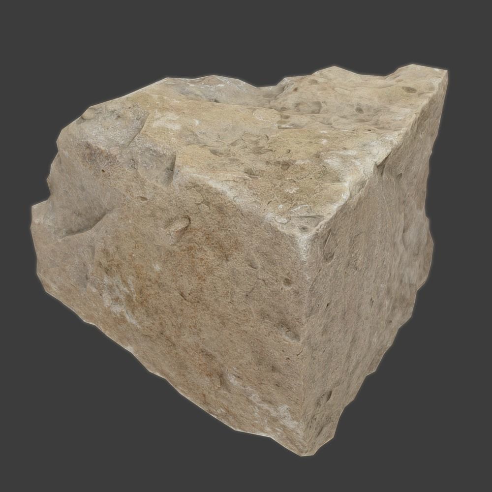 Gloria Stone Low-poly 3D model_6