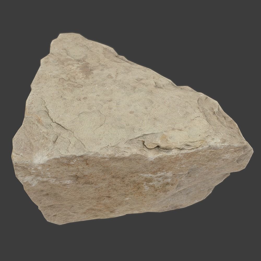 Gloria Stone Low-poly 3D model_10