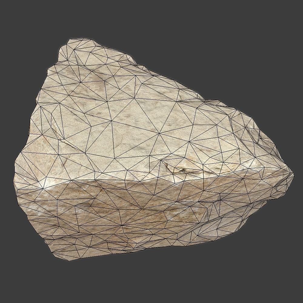 Gloria Stone Low-poly 3D model_9