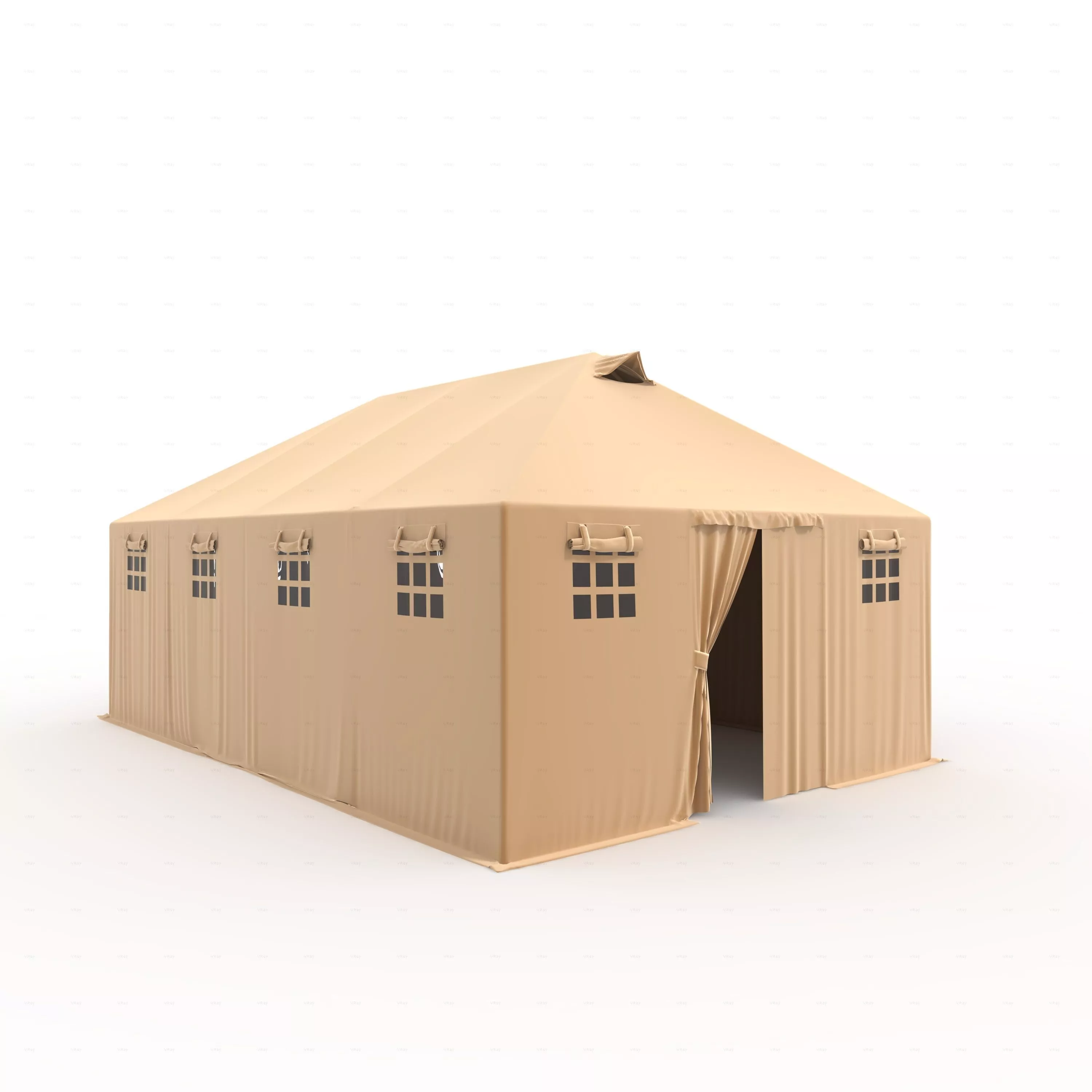 Military Tent 20 3D model