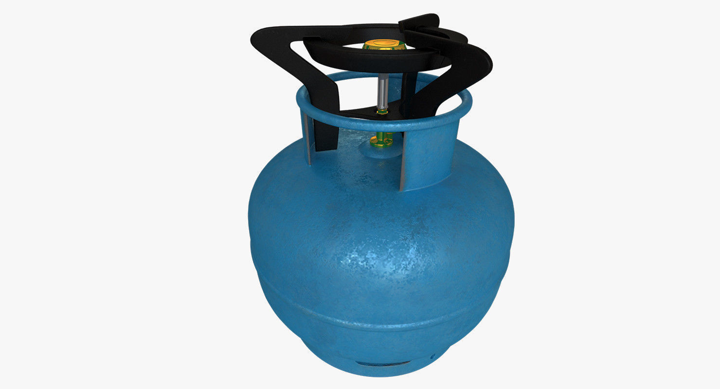 3D model Mini Gas Tank With Cooking Dock VR / AR / low-poly | CGTrader