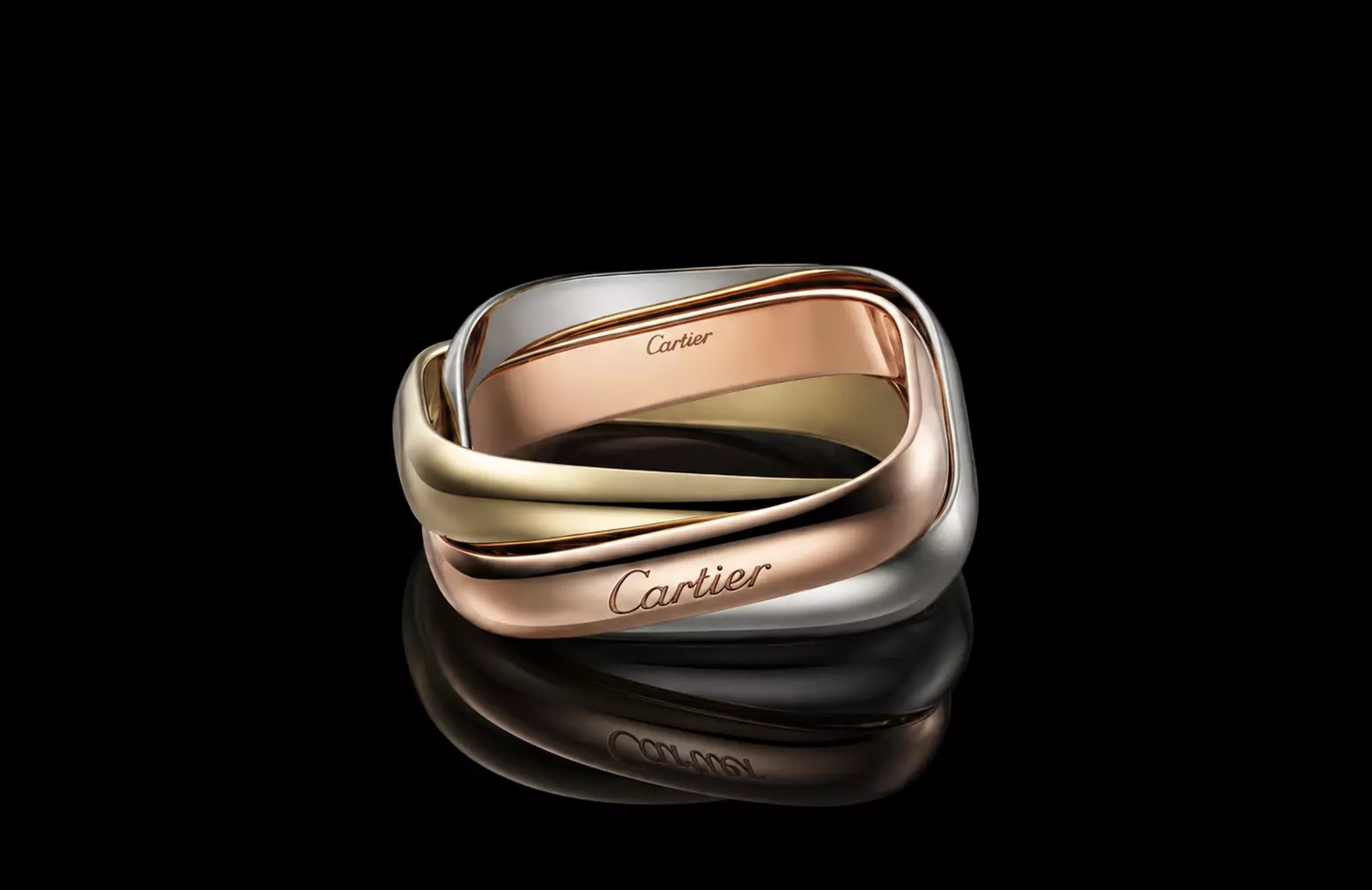 Luxury Trinity Style Ring 3D Classic Model 3D print model