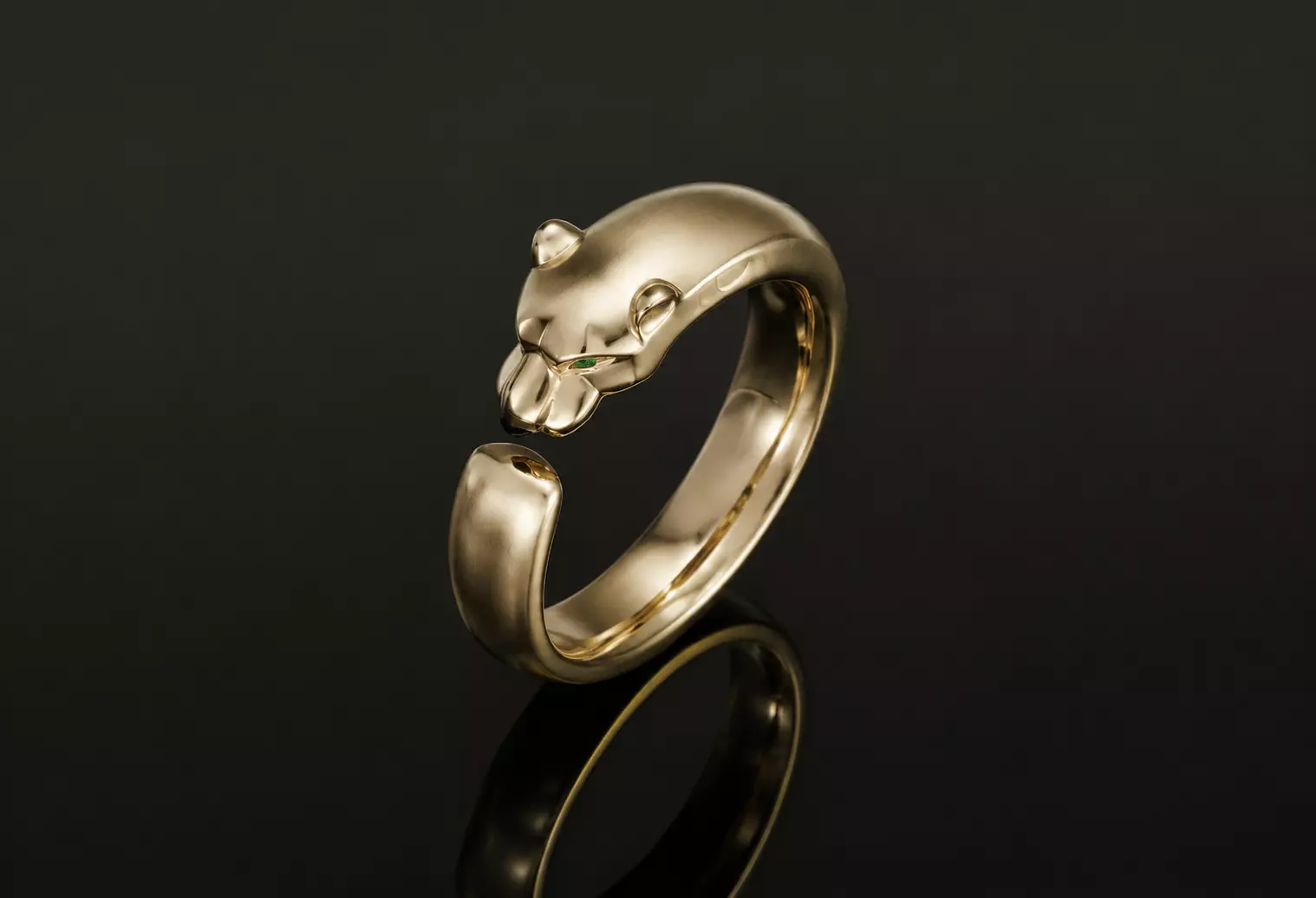 Brand Jewelry Panther Ring 4 size 3D Model Luxury 3D 3D print model