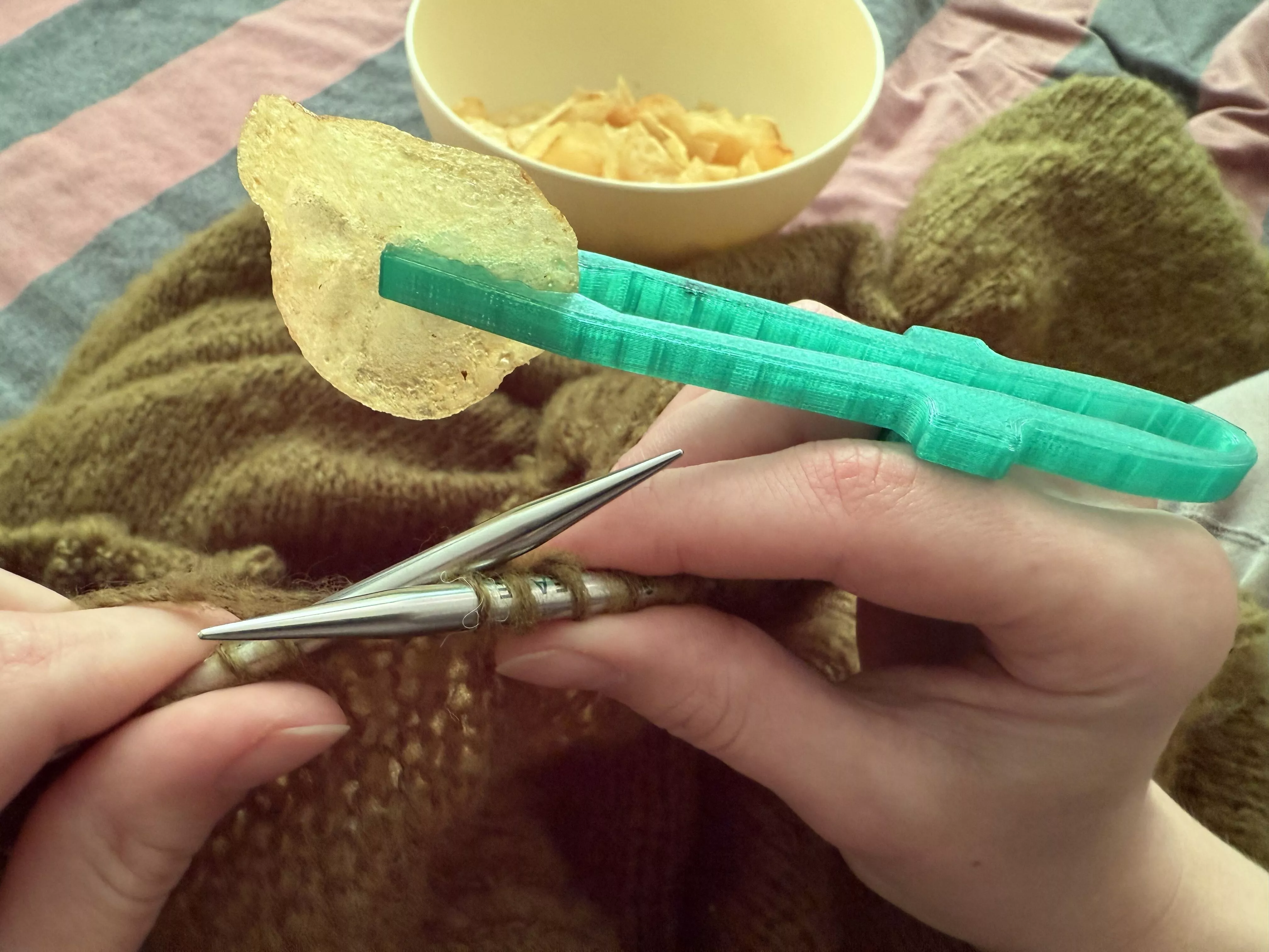 Extremely Comfortable Finger Chopsticks Free 3D print model