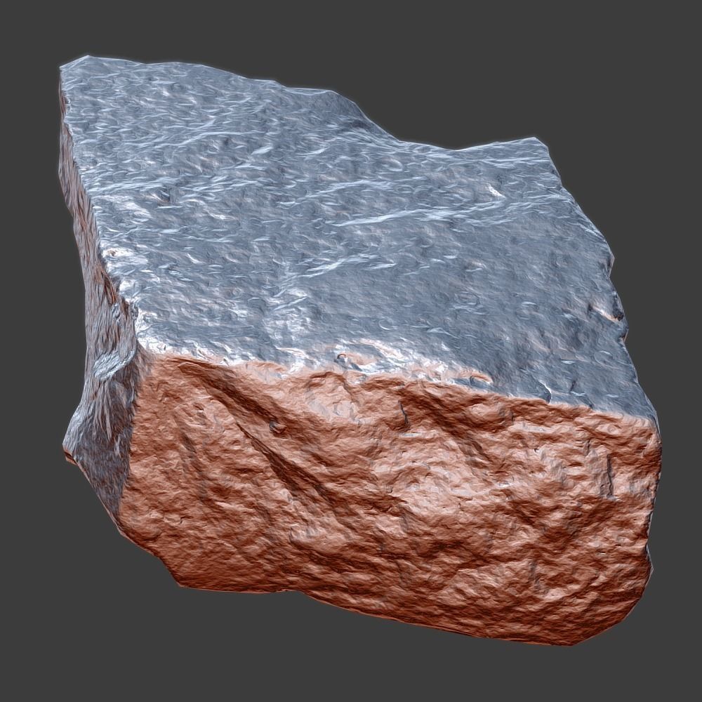 Janet Stone Low-poly 3D model_3