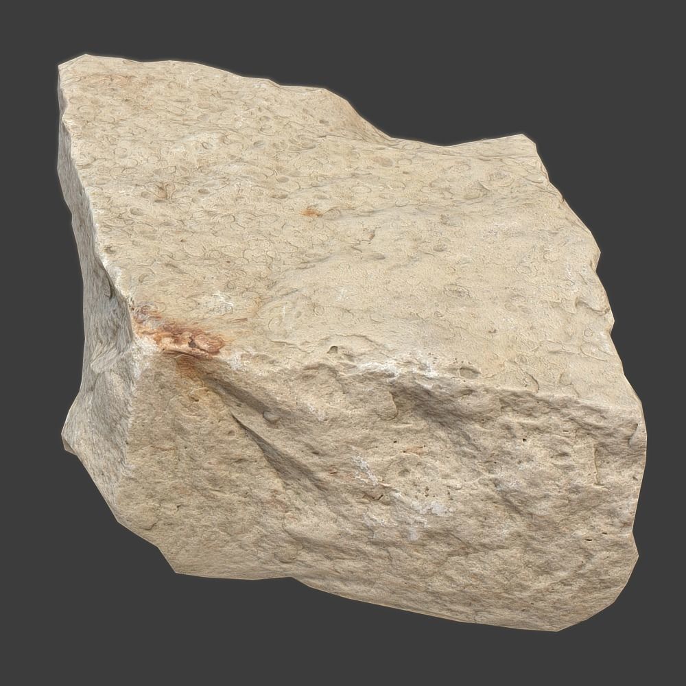 Janet Stone Low-poly 3D model_0