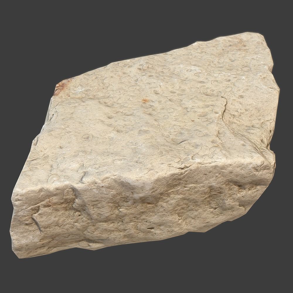 Janet Stone Low-poly 3D model_4