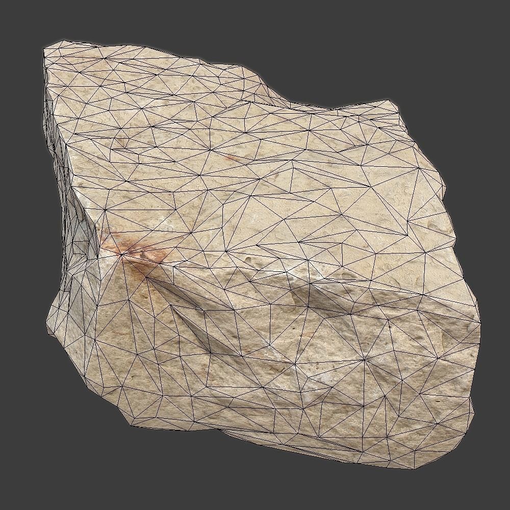 Janet Stone Low-poly 3D model_1