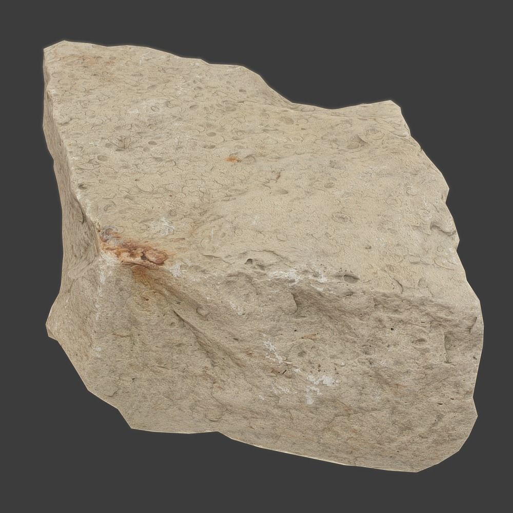 Janet Stone Low-poly 3D model_2