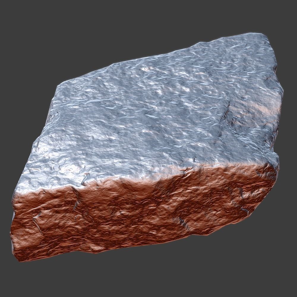 Janet Stone Low-poly 3D model_7