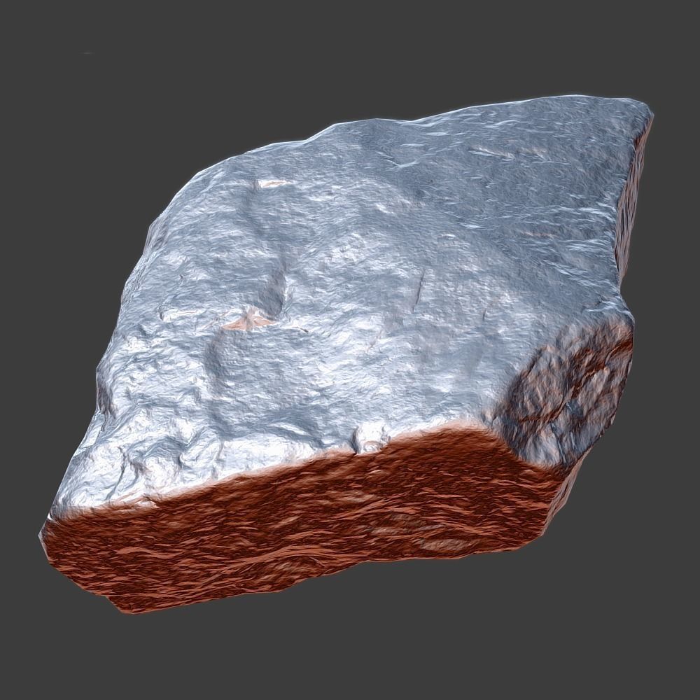 Janet Stone Low-poly 3D model_11