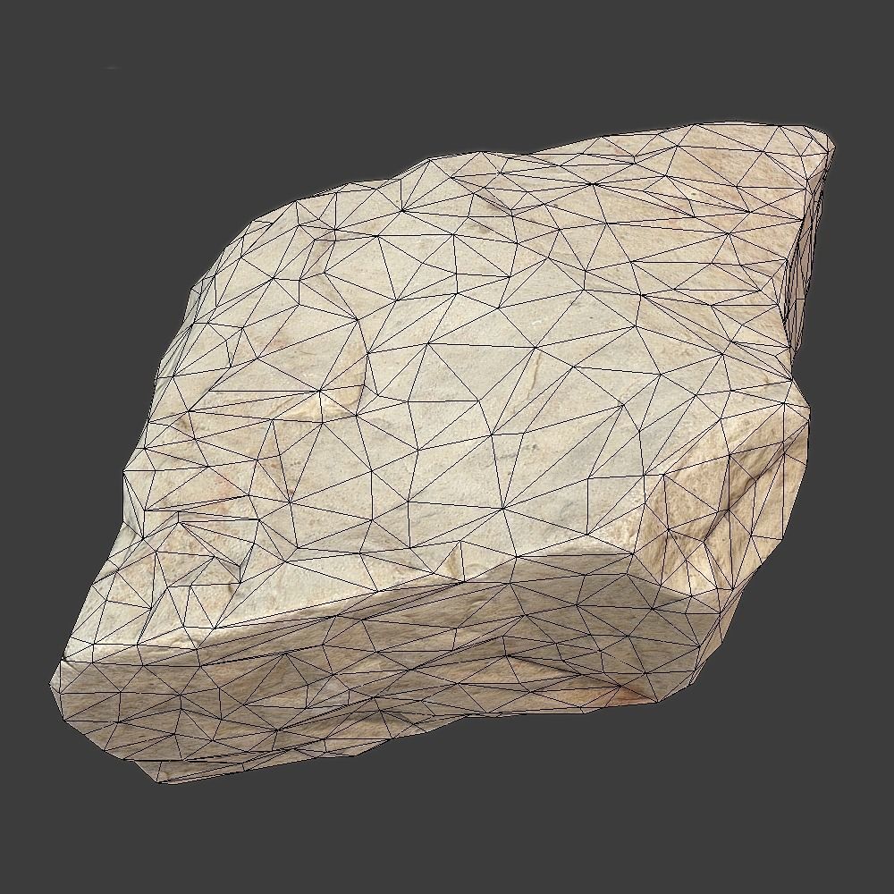 Janet Stone Low-poly 3D model_9