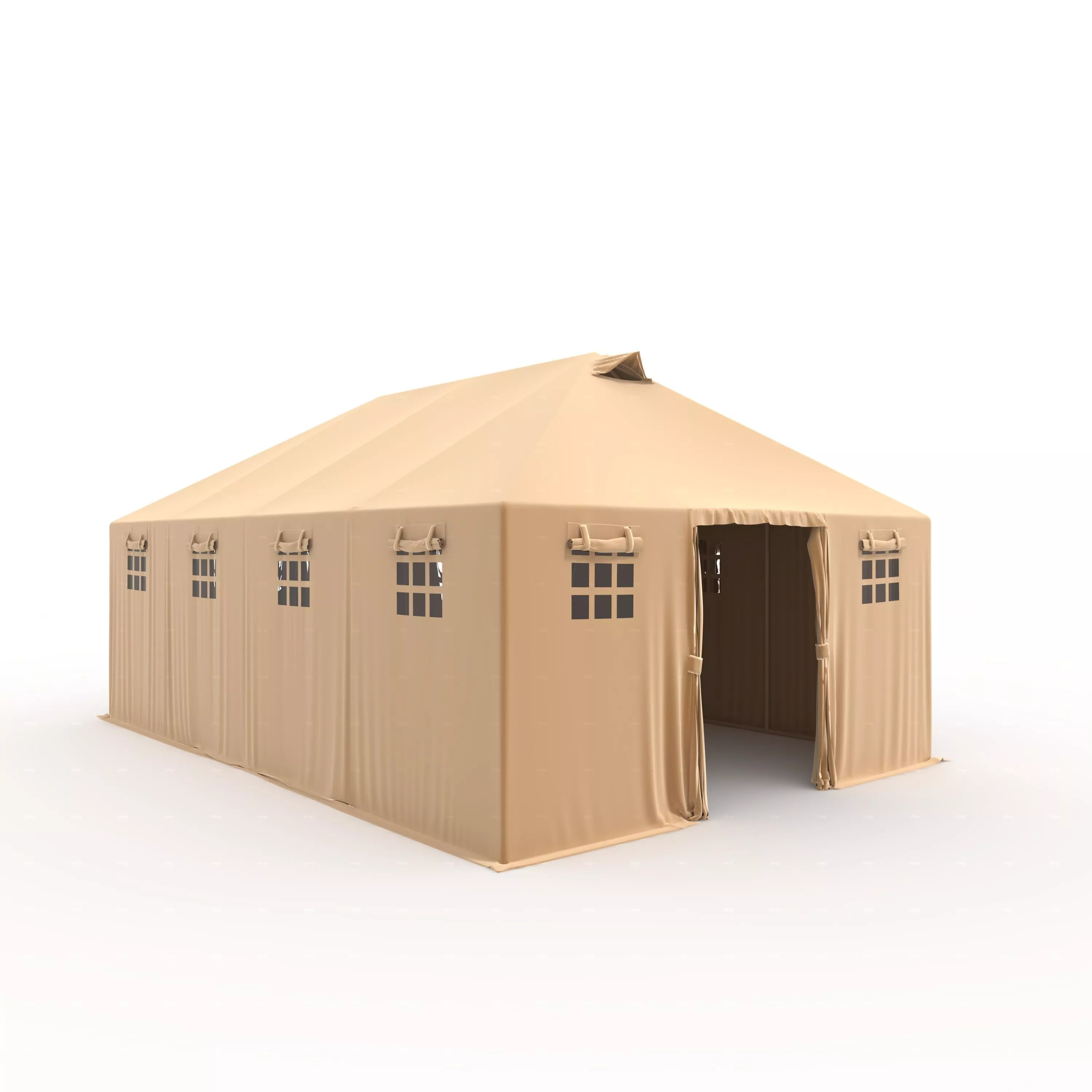Military Tent 24 3D model