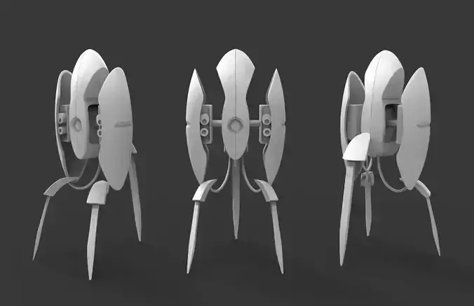 Portal Turret 3D model