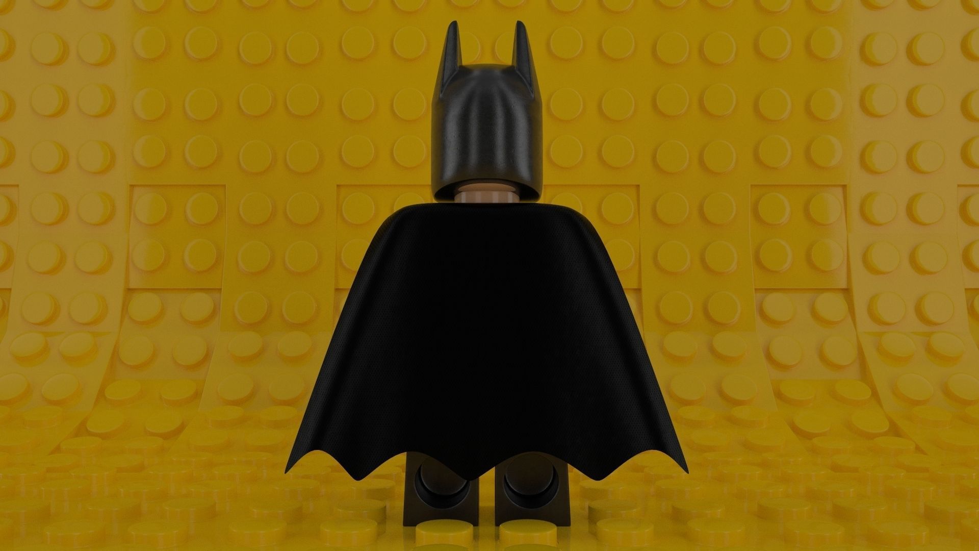 LEGO batman  3D model_4