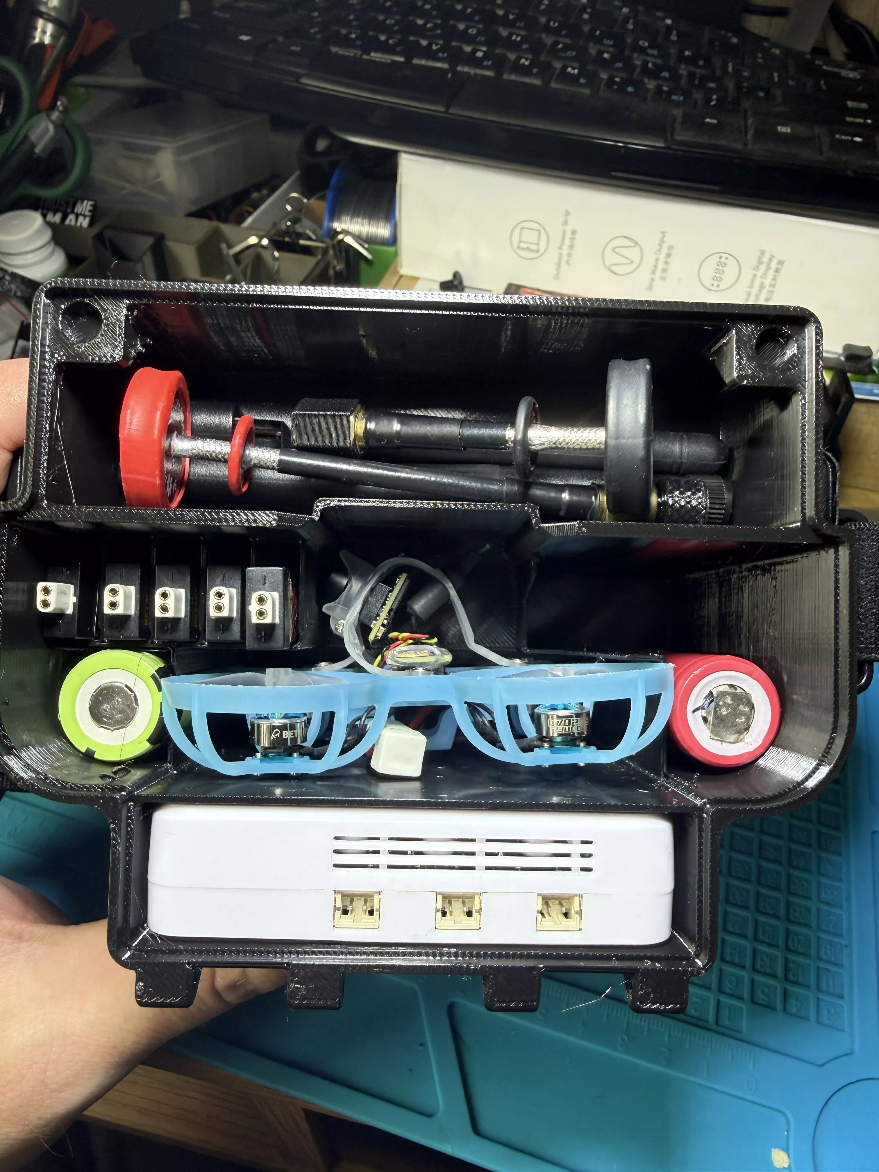 Tiny Whoop 65mm Storage Case integrated to Skyzone Cobra x v4 Free 3D print model