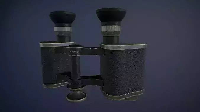 WW1 German Goerz Binoculars asset Free low-poly 3D model