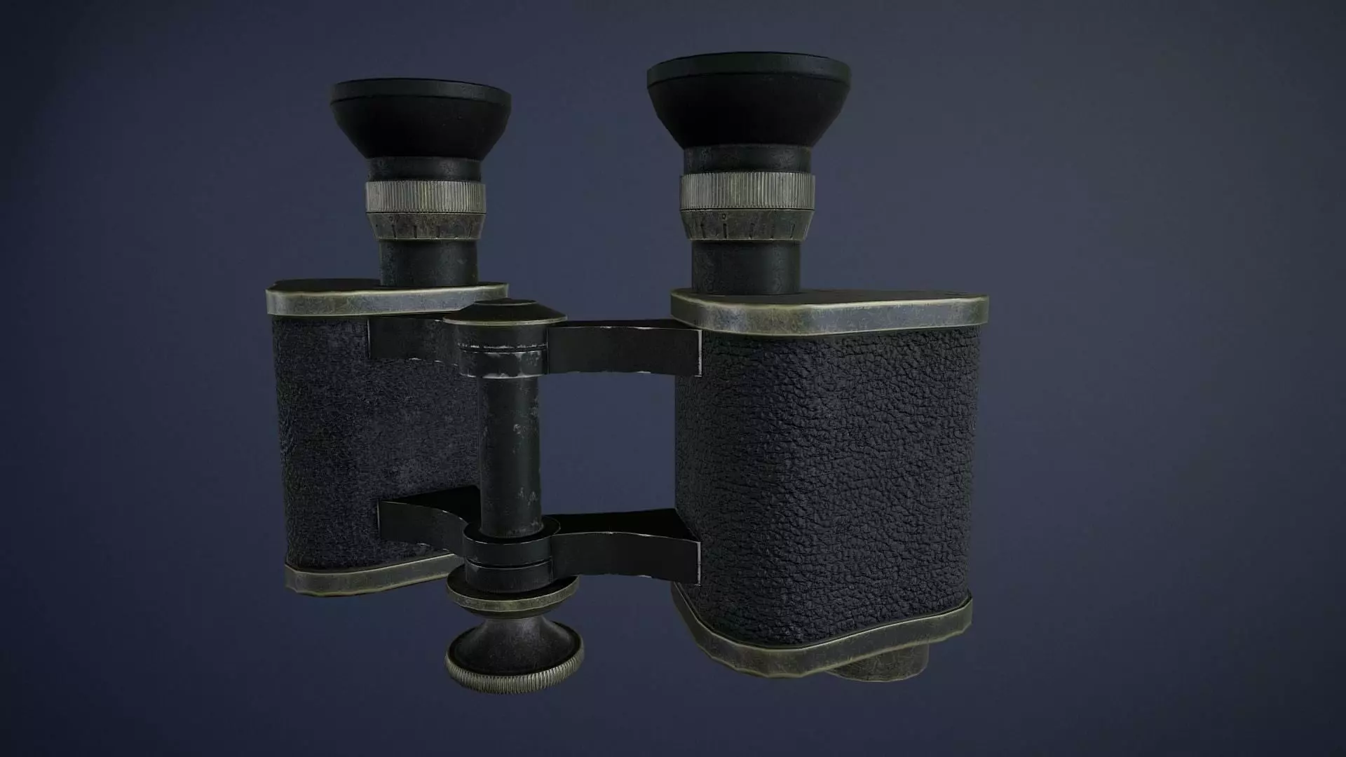 WW1 German Goerz Binoculars asset Free low-poly 3D model_0