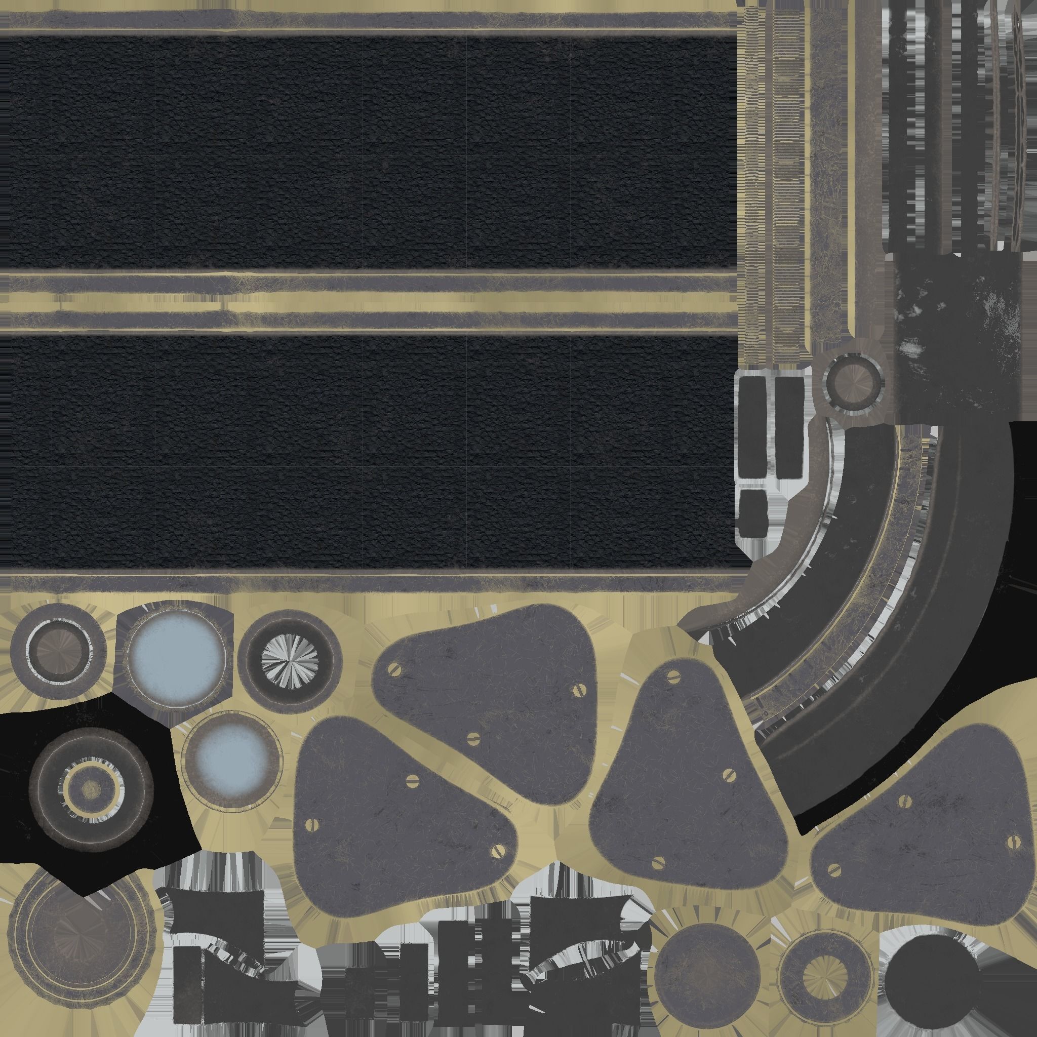 WW1 German Goerz Binoculars asset Free low-poly 3D model_8