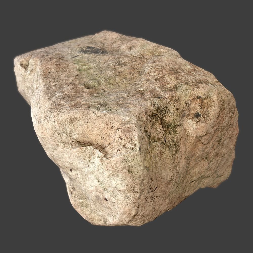 Mildred Stone Low-poly 3D model_4