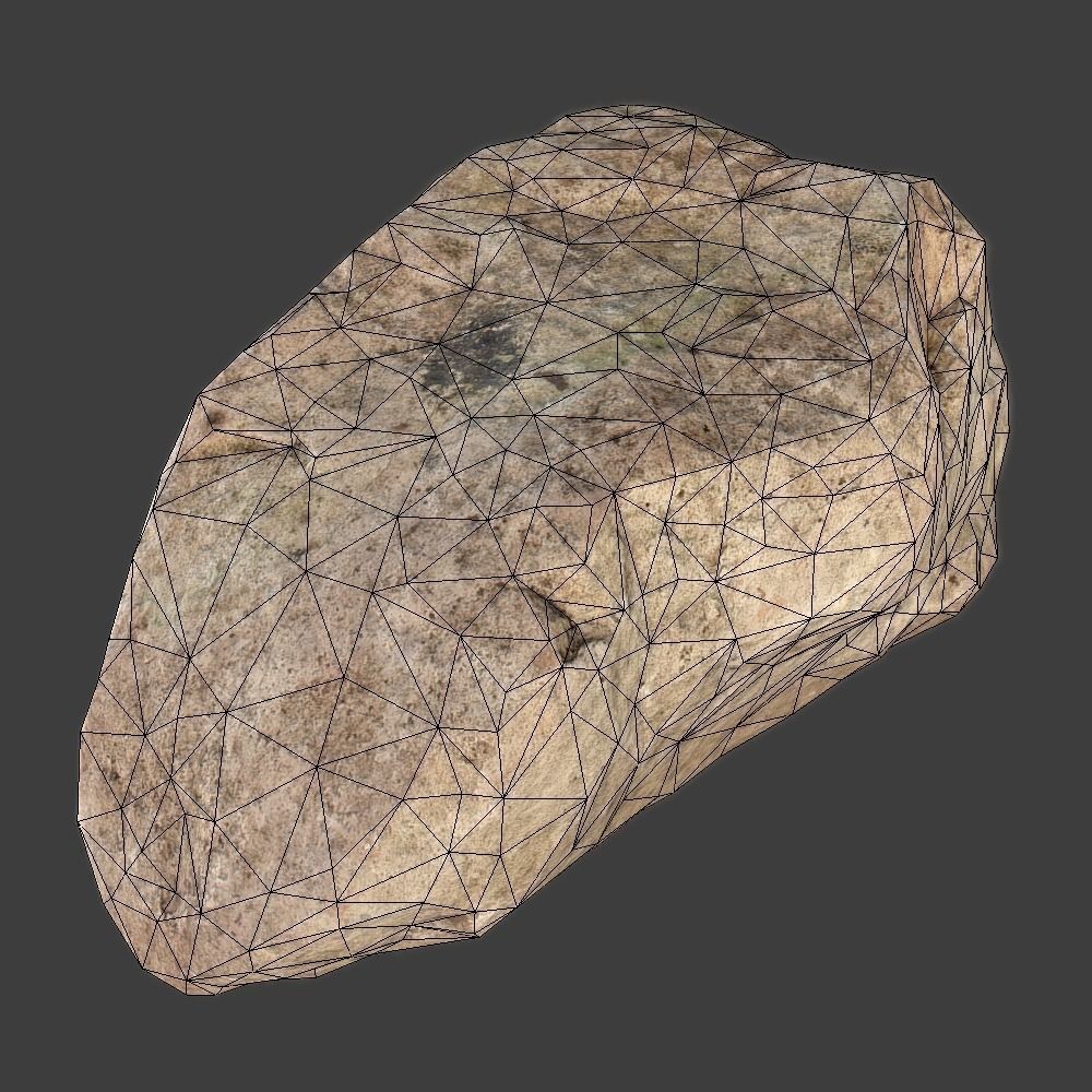 Mildred Stone Low-poly 3D model_9