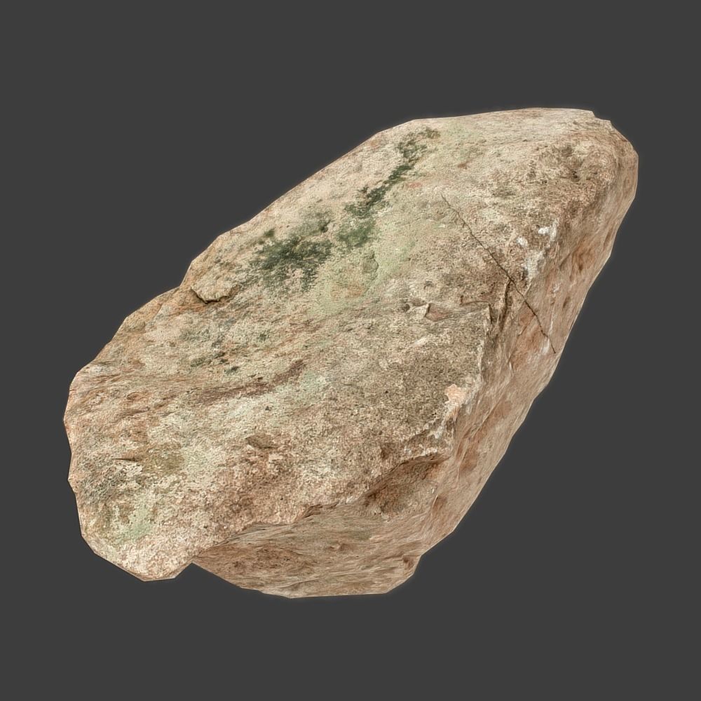 Mildred Stone Low-poly 3D model_2