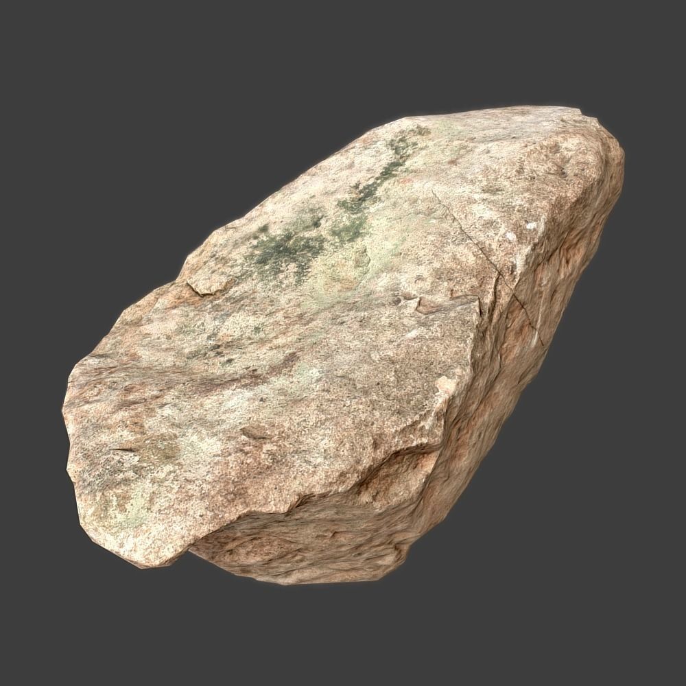 Mildred Stone Low-poly 3D model_0