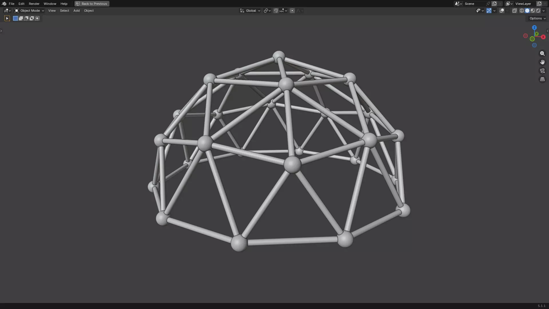 Geodesic Dome 2 3D print model