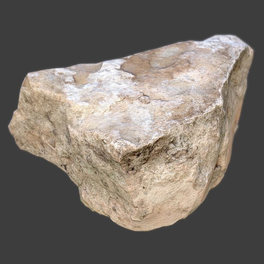 Charlene Stone Low-poly 3D model_8