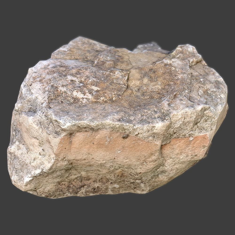 Charlene Stone Low-poly 3D model_4