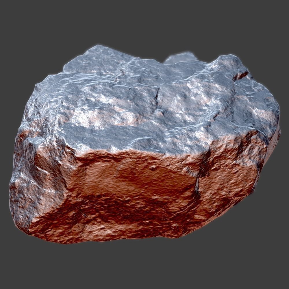 Charlene Stone Low-poly 3D model_7