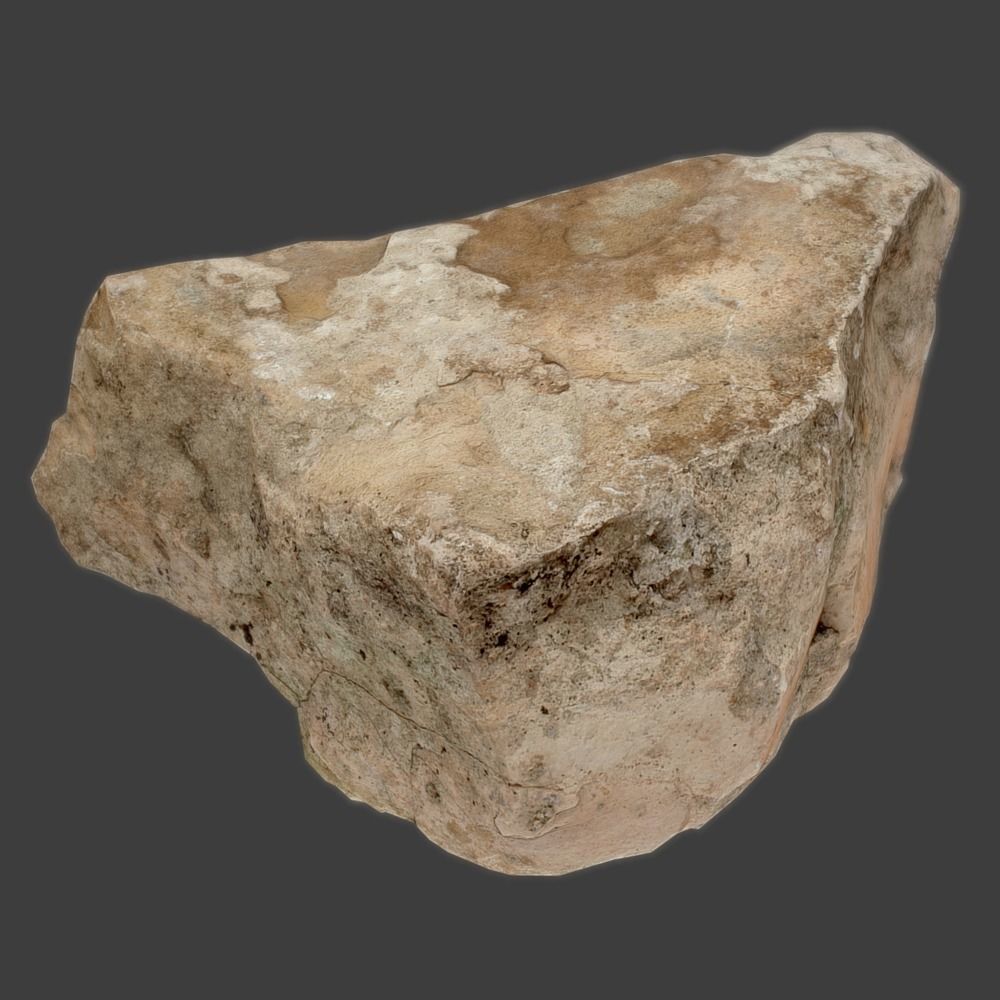 Charlene Stone Low-poly 3D model_10