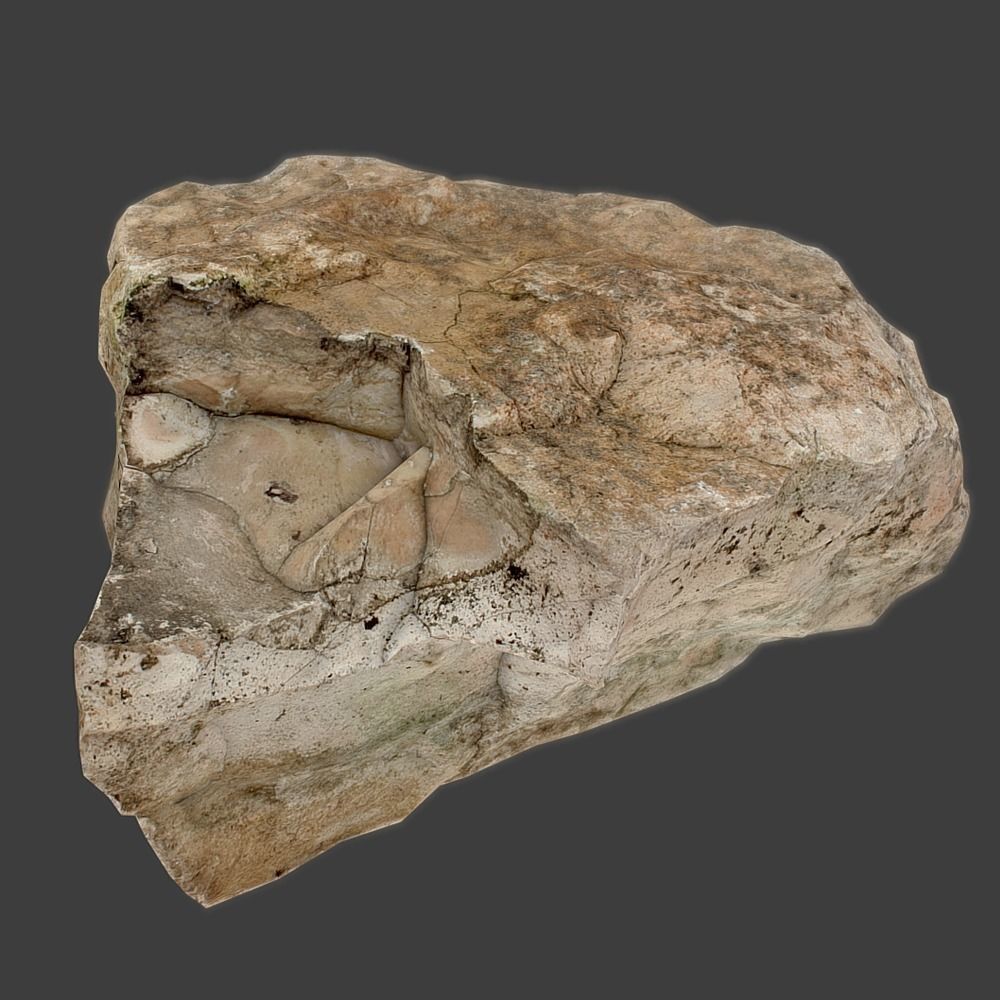 Charlene Stone Low-poly 3D model_2