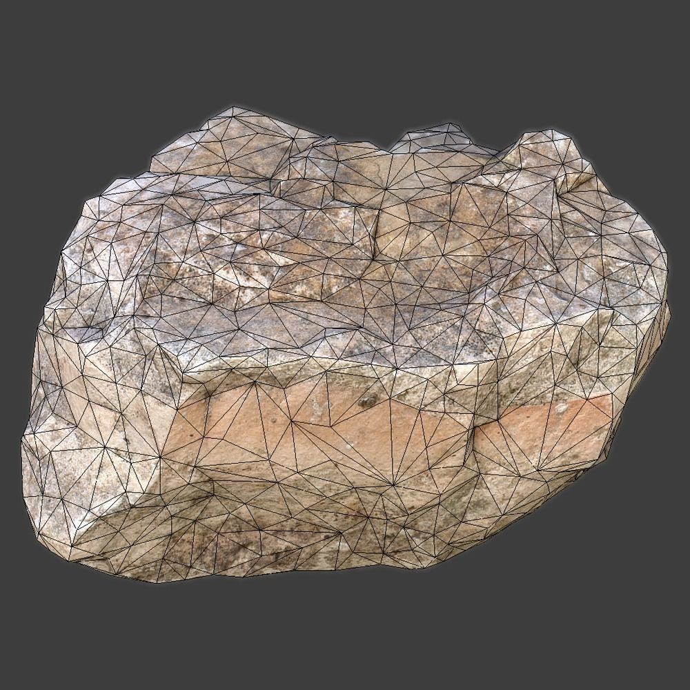 Charlene Stone Low-poly 3D model_5