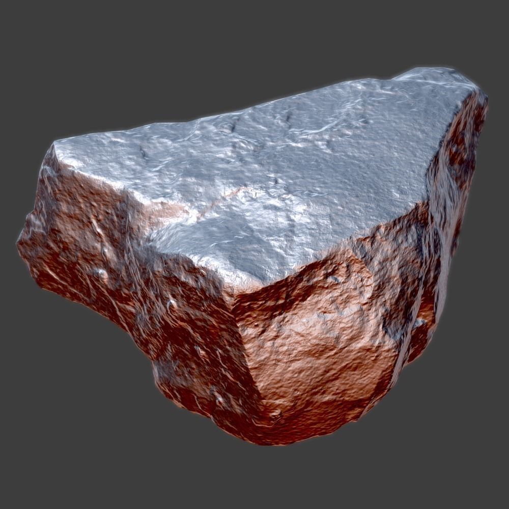 Charlene Stone Low-poly 3D model_11