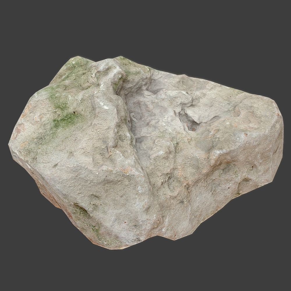 Lena Stone Low-poly 3D model_6